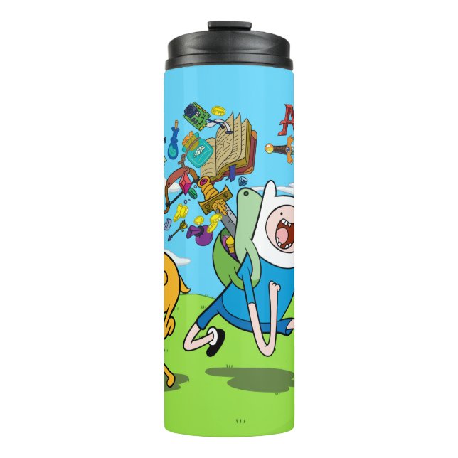 Adventure Time | Finn's Backpack Adventure Gear Thermal Tumbler (Front)