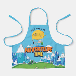 Adventure Time   Jake Floating With Finn Apron