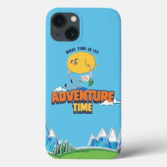 Adventure Time | Jake Floating With Finn Case-Mate iPhone Case (Back)