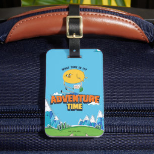 Adventure Time   Jake Floating With Finn Luggage Tag