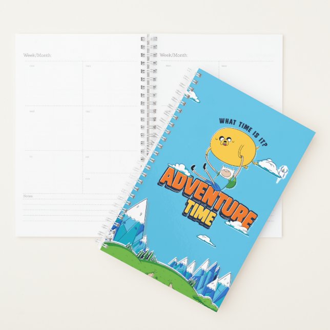 Adventure Time | Jake Floating With Finn Planner (Display)