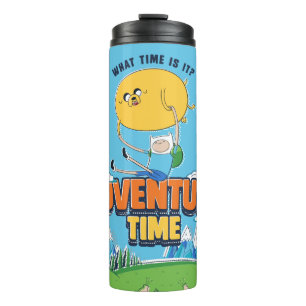 Adventure Time Jake Floating With Finn Thermal Tumbler