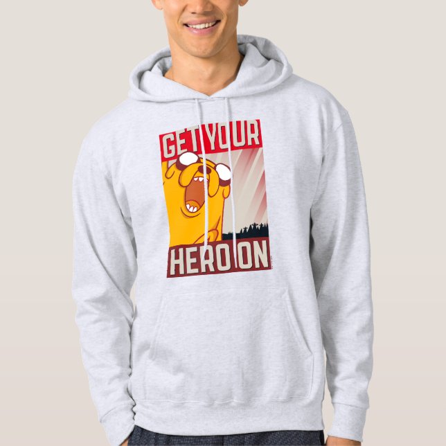 Adventure Time | Jake "Get Your Hero On" Hoodie (Front)