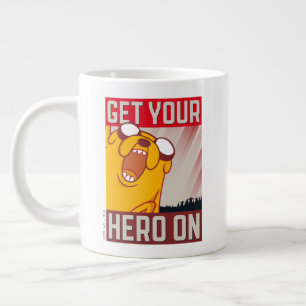 Adventure Time   Jake "Get Your Hero On" Large Coffee Mug