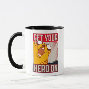 Adventure Time Jake "Get Your Hero On" Mug