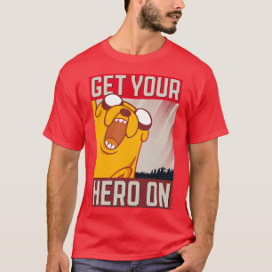 Adventure Time   Jake "Get Your Hero On" T-Shirt