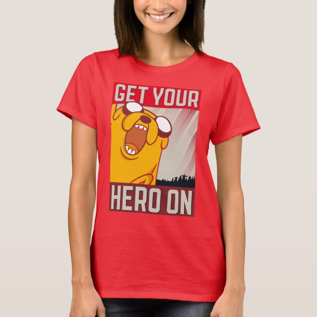 Adventure Time | Jake "Get Your Hero On" T-Shirt (Front)