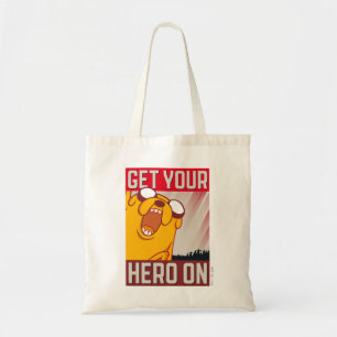 Adventure Time   Jake "Get Your Hero On" Tote Bag