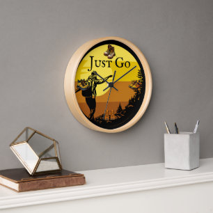 Adventure Time "Just Go" Clock