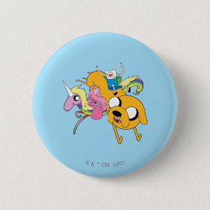 Adventure Time Lady, Bubblegum, Finn, & Jake 6 Cm Round Badge