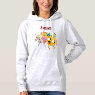 Adventure Time Lady, Bubblegum, Finn, & Jake Hoodie
