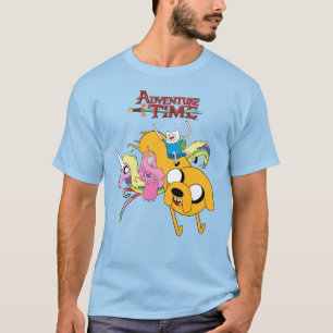 Adventure Time   Lady, Bubblegum, Finn, & Jake T-Shirt