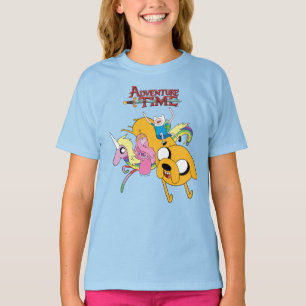 Adventure Time Lady, Bubblegum, Finn, & Jake T-Shirt