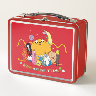 Adventure Time Large Jake Group Graphic Metal Lunch Box