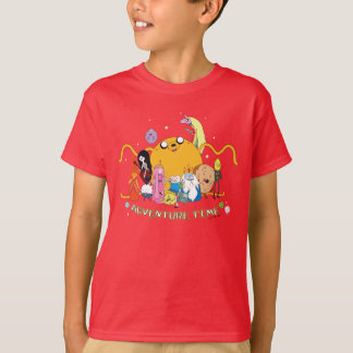 Adventure Time | Large Jake Group Graphic T-Shirt