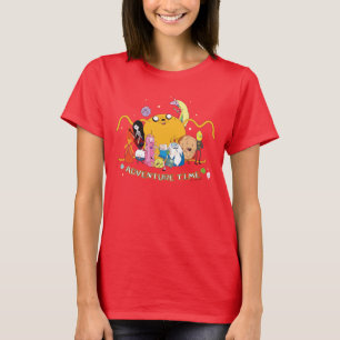 Adventure Time   Large Jake Group Graphic T-Shirt