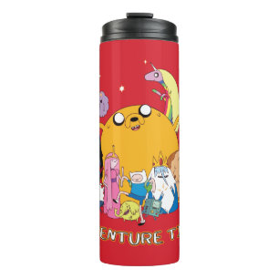 Adventure Time Large Jake Group Graphic Thermal Tumbler