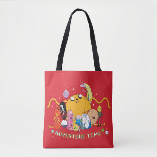 Adventure Time   Large Jake Group Graphic Tote Bag