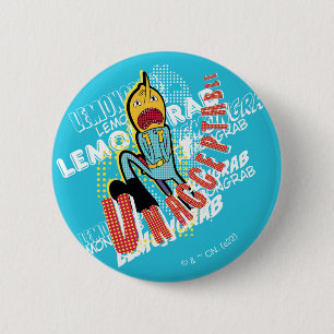 Adventure Time   Lemon Grab "UNACCEPTABLE" 6 Cm Round Badge