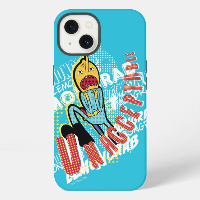 Adventure Time | Lemon Grab "UNACCEPTABLE" iPhone Case (Back)