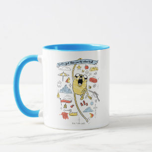 Adventure Time "Party" Jake Sketch Mug