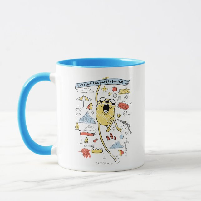 Adventure Time | "Party" Jake Sketch Mug (Left)