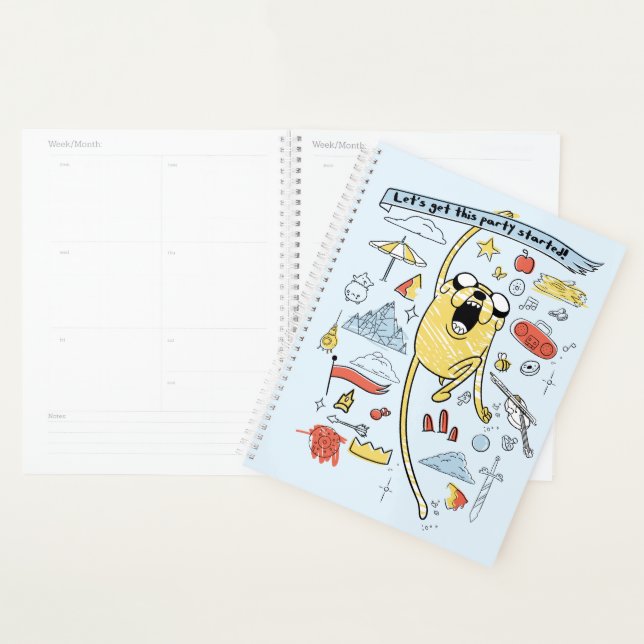 Adventure Time | "Party" Jake Sketch Planner (Display)