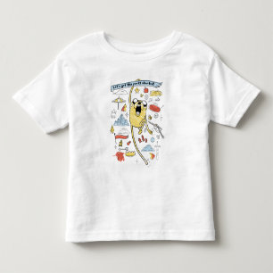 Adventure Time "Party" Jake Sketch T-Shirt