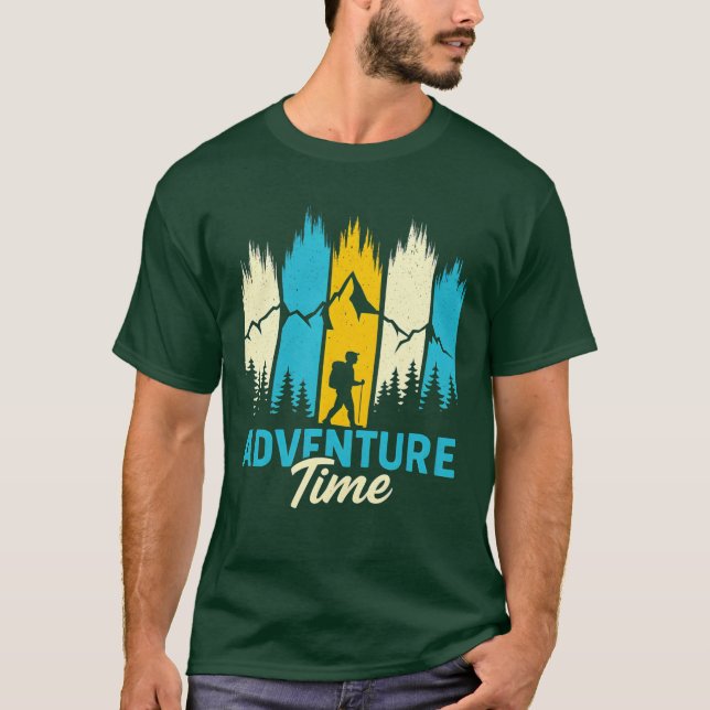 Adventure Time Tee – Wander, Explore, Discover (Front)