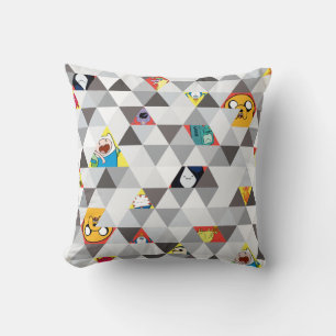 Adventure Time   Triangular Character Pattern Cushion