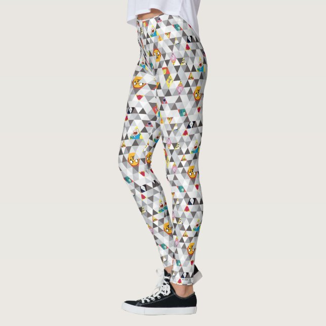 Adventure Time | Triangular Character Pattern Leggings (Left)