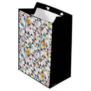 Adventure Time   Triangular Character Pattern Medium Gift Bag