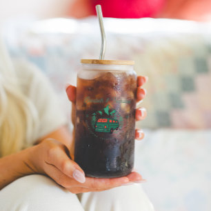 Adventure Together Since   Wedding Monogram Can Glass