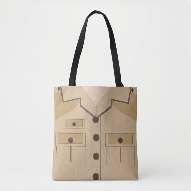 Adventure Tour Guide Safari Explorer Design Tote Bag (Front)