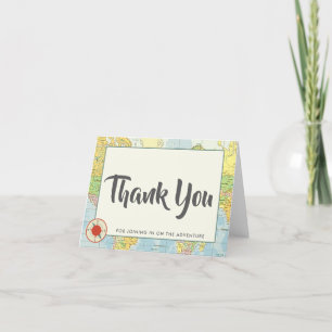 Adventure    Travel      Thank You Card