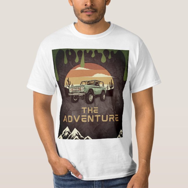 Adventure trecking long drive vibes T-Shirt (Front)