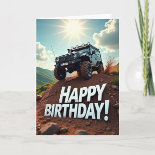 Adventure Truck Birthday Card