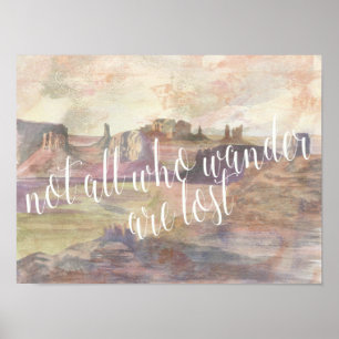 Adventure Typography IV Poster