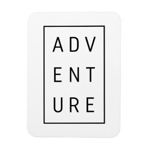 Adventure Typography Magnet