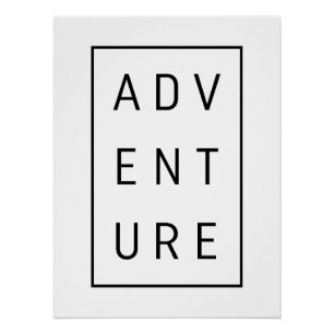Adventure Typography Poster