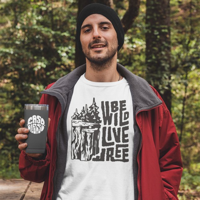 Adventure Wild Free Camping Explore Nature Outdoor T-Shirt (Creator Uploaded)