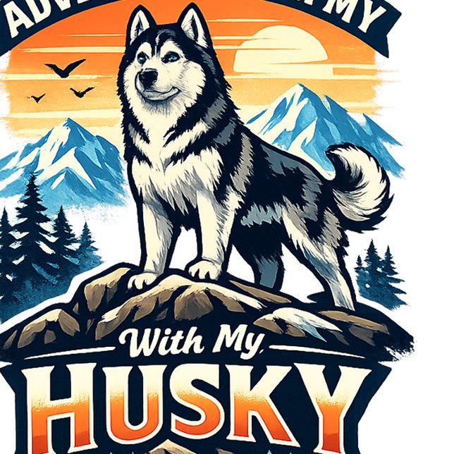 Adventure With My Husky Dog Lover Cap (Creator Uploaded)