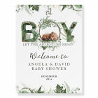 Adventure Woodland Bear Baby Boy Shower