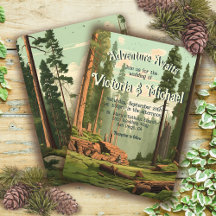 Adventure Woodland Forest Wedding