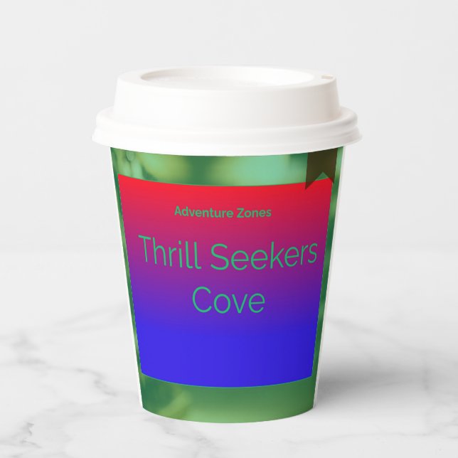 Adventure Zones Cove Paper Cups (Front)
