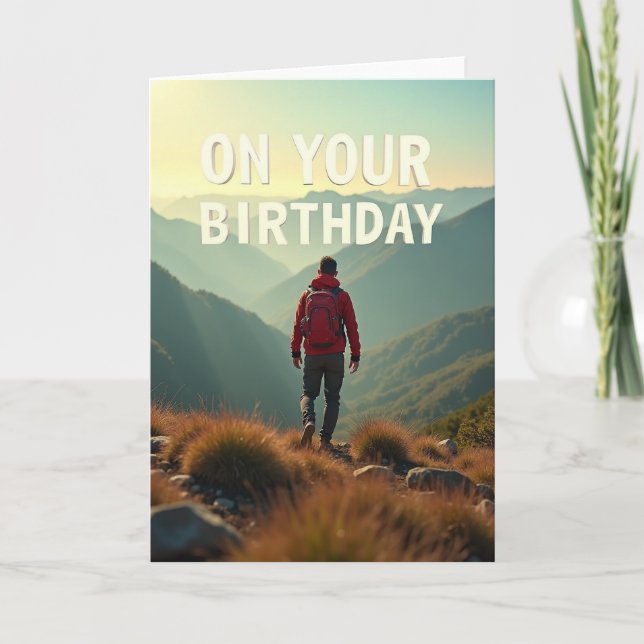 Adventurers Birthday Card (Front)
