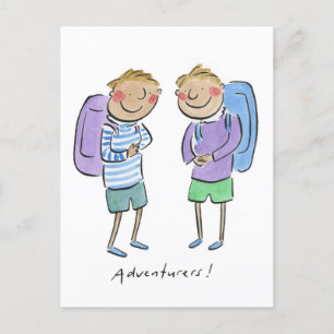 Adventurers Postcard