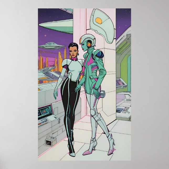 Adventures at a 25th Century Shopping Mall Poster (Front)