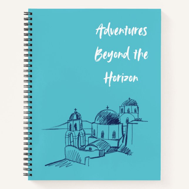 Adventures Beyond the Horizon Travel Journal (Front)