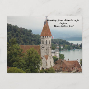 Adventures for Anyone Postcard Thun, Switzerland